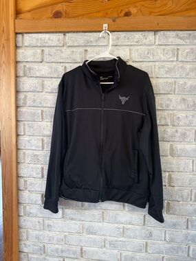 Under Armour Black Project Rock Full-Zip Track Jacket